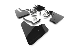 Toyota 4Runner Mud Flap - Rally Armor - UR Black with Metallic Black Logo - Black - `25-`27 Toyota 4Runner Mud Flap - Rally Armor - UR Black with Metallic Black Logo - Black - `25-`27